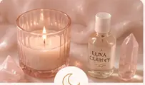 Candle and energy spray